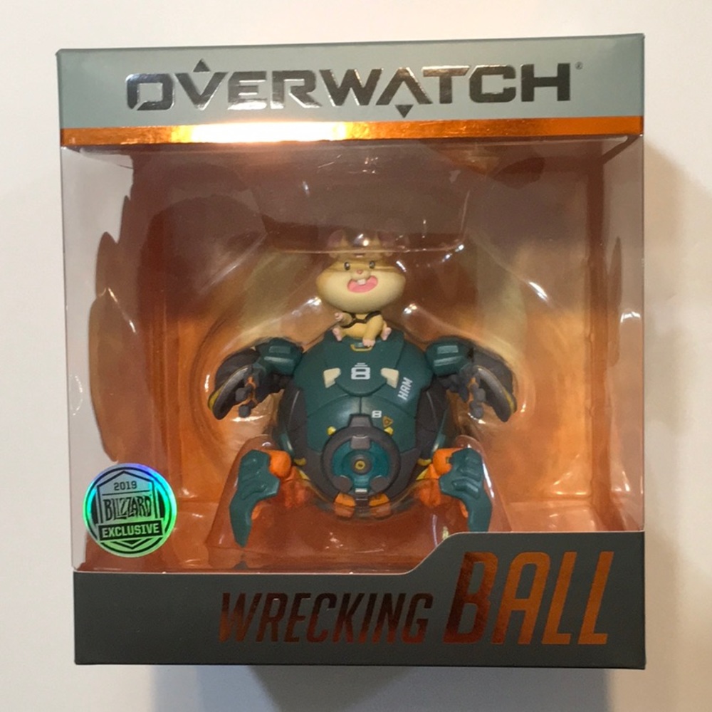 Wrecking Ball: Overwatch 2019 Blizzard Exclusive Mini Figure.